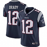 Nike Patriots 12 Tom Brady Navy 100th Season Vapor Untouchable Limited Jersey,baseball caps,new era cap wholesale,wholesale hats